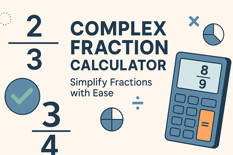 Complex Fraction Calculator: Simplify Fractions with Ease