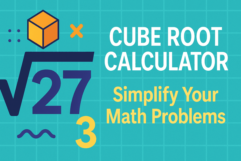 Cube Root Calculator