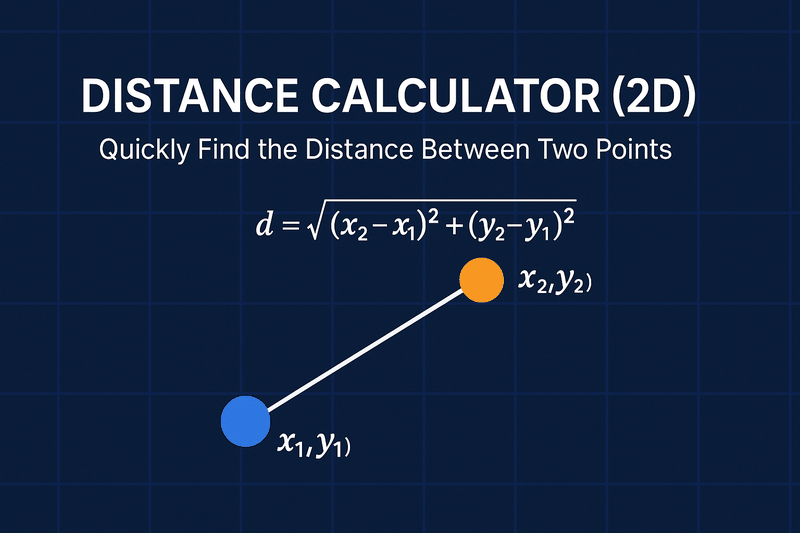 Distance Calculator (2D)