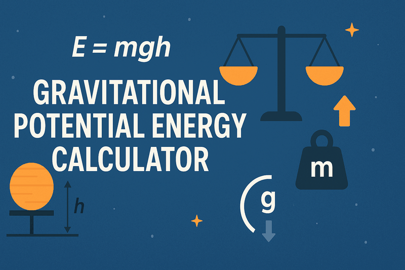 Gravitational Potential Energy Calculator