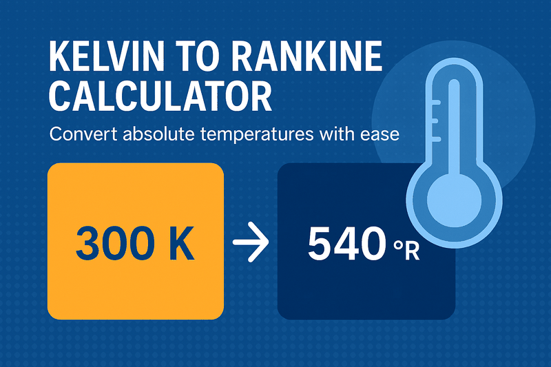 Kelvin to Rankine Calculator