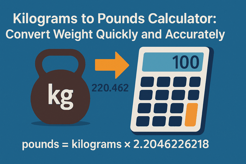 Kilograms to Pounds Calculator