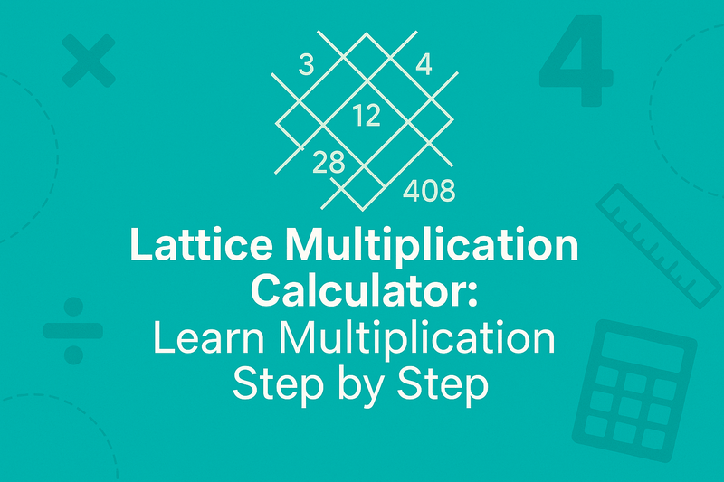 Lattice Multiplication Calculator