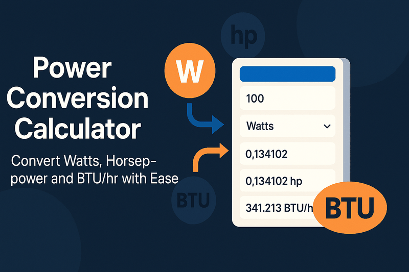 Power Conversion Calculator