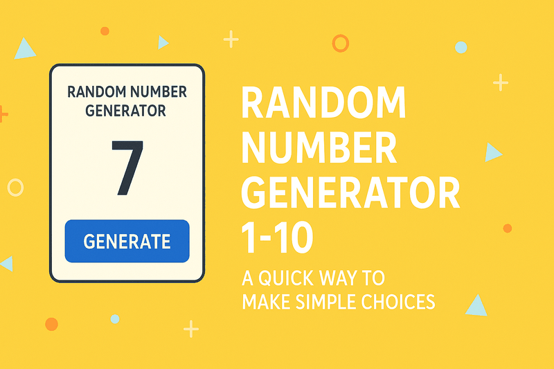 Random Number Generator 1-10