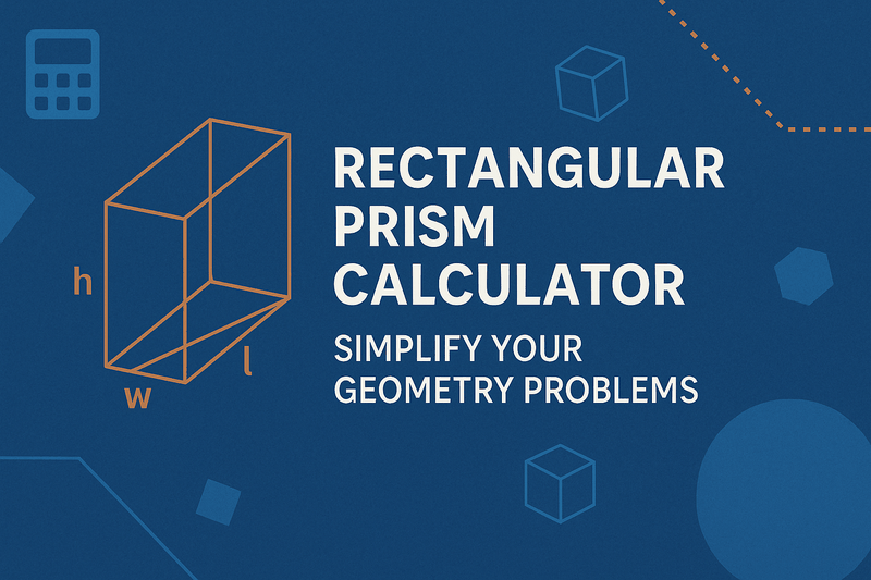 Rectangular Prism Calculator