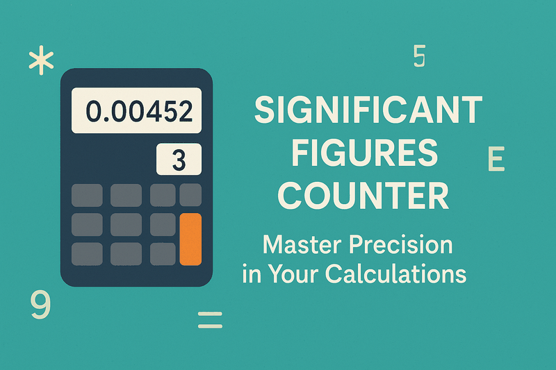 Significant Figures Counter