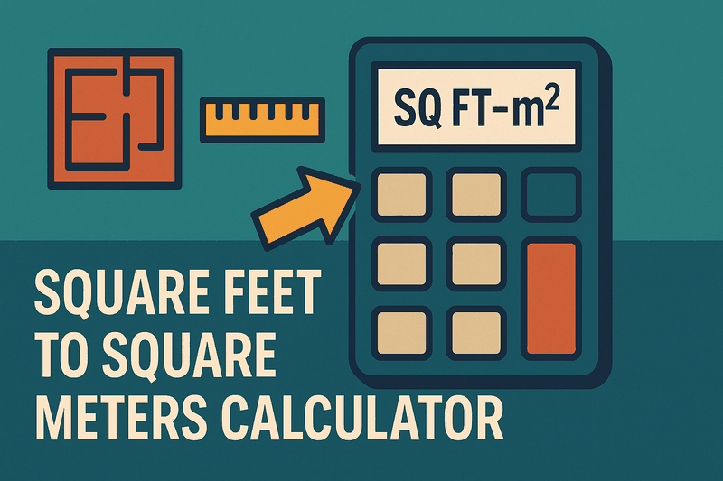 Square Feet to Square Meters Calculator