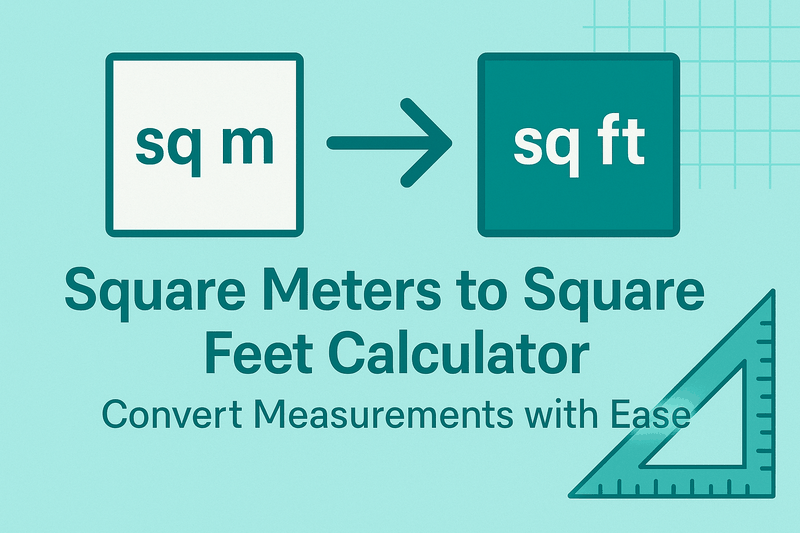 Square Meters to Square Feet Calculator