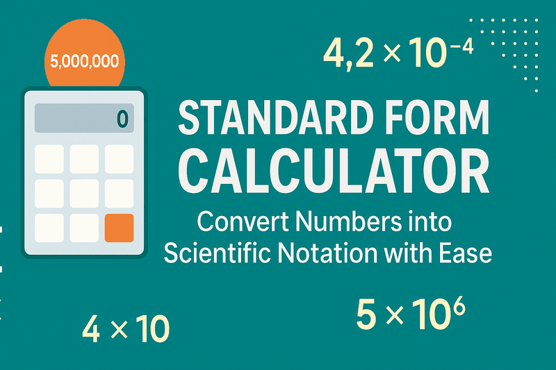 Standard Form Calculator