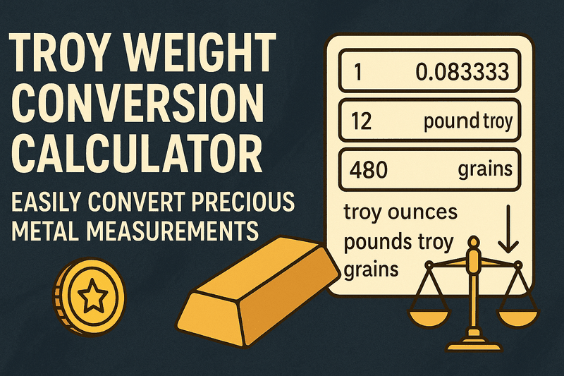 Troy Weight Conversion Calculator