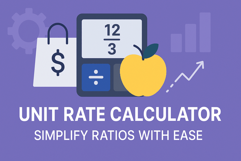 Unit Rate Calculator