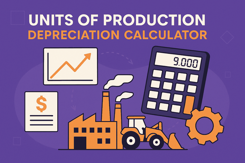 Units of Production Depreciation Calculator