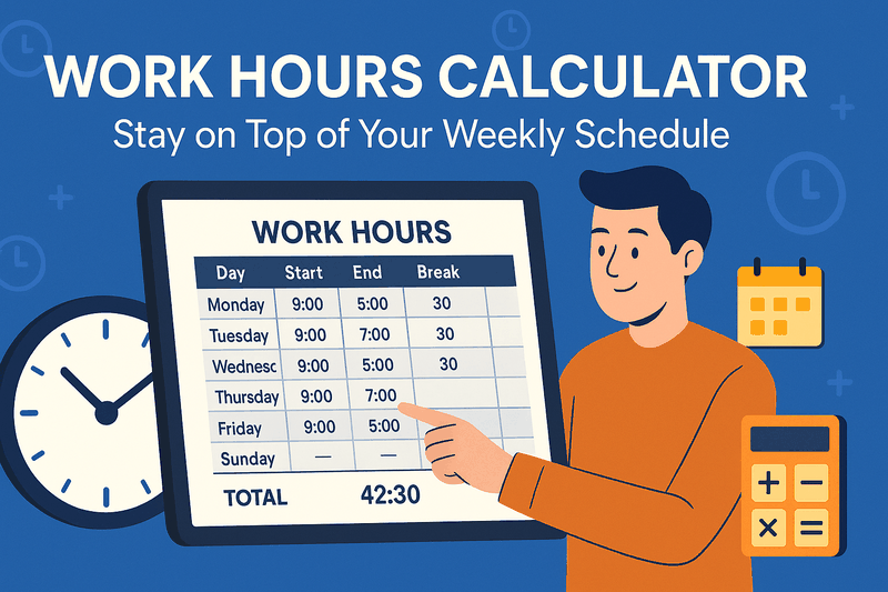 Work Hours Calculator