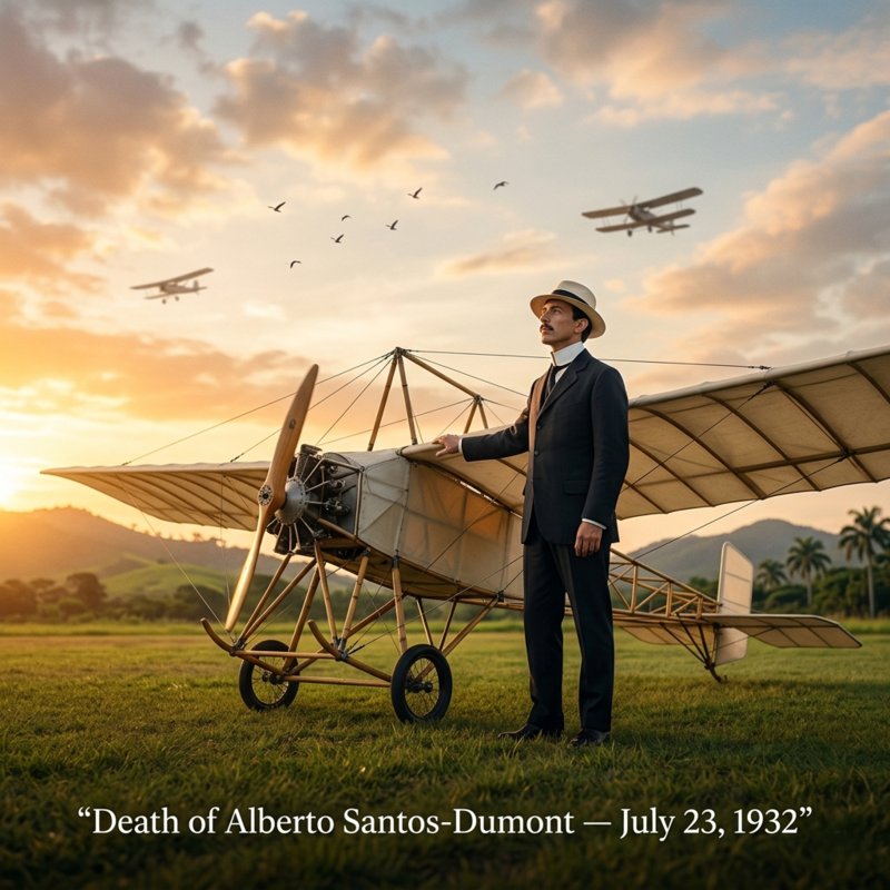 Death of Alberto Santos-Dumont