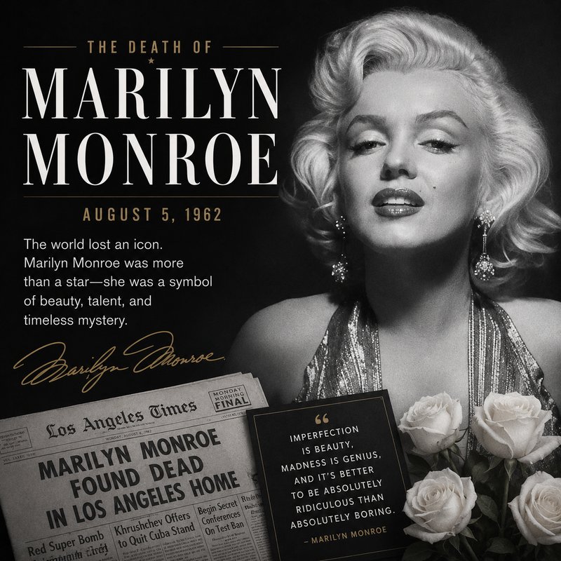 Death of Marilyn Monroe