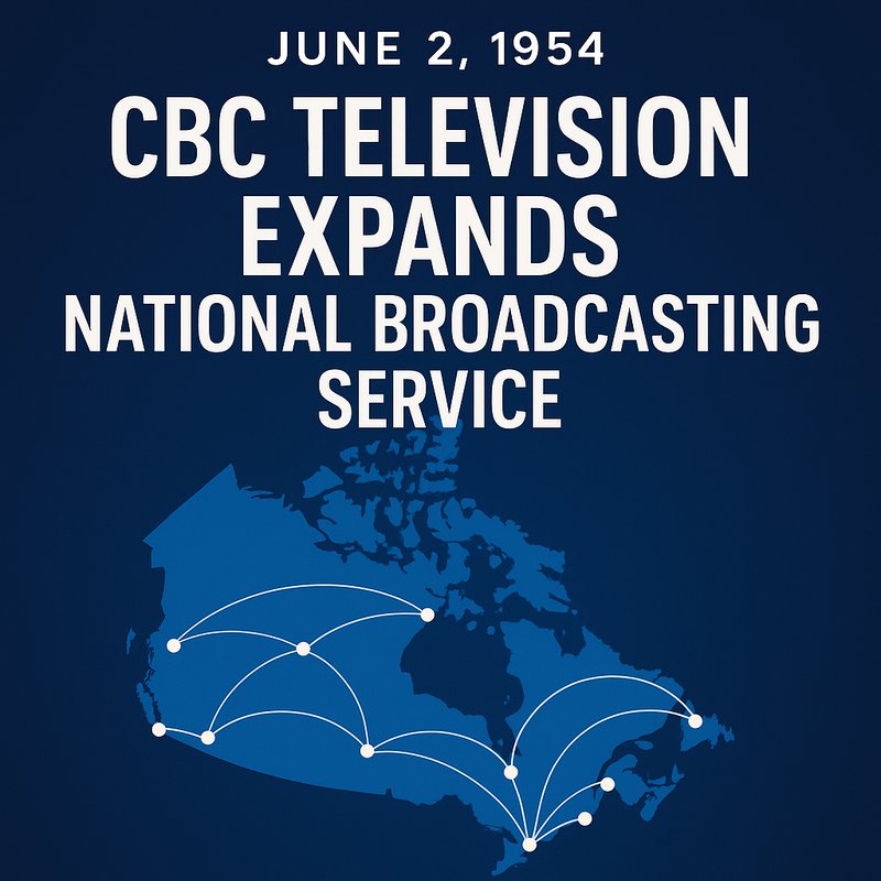 CBC television expands national broadcasting service