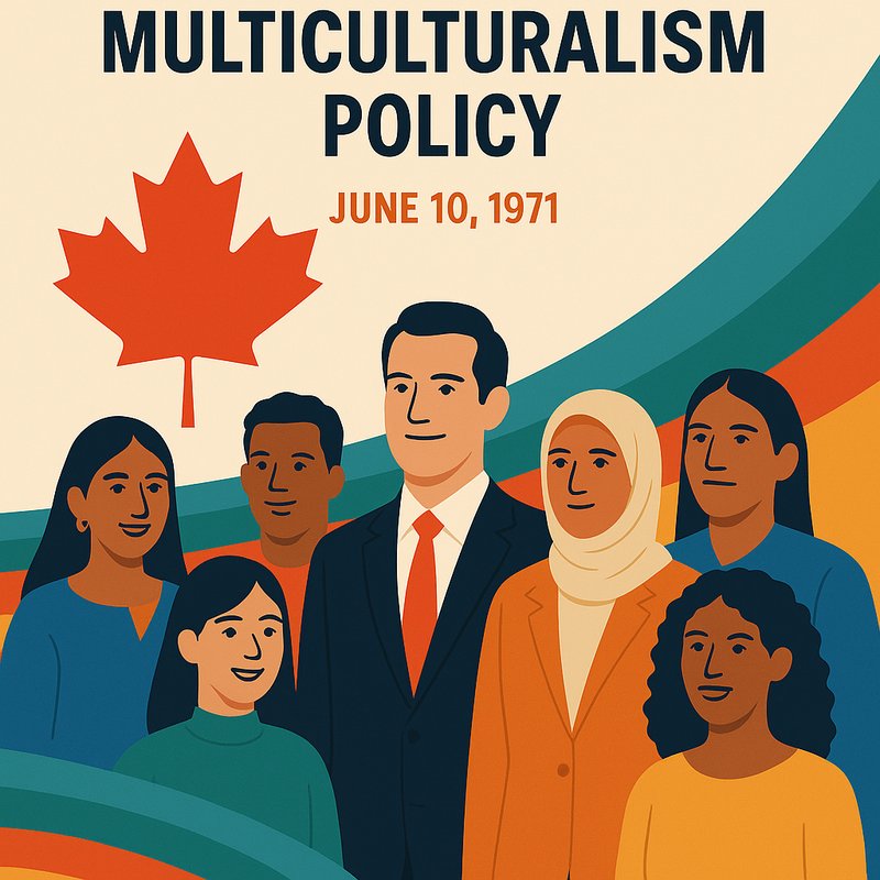 Canada adopts official multiculturalism policy