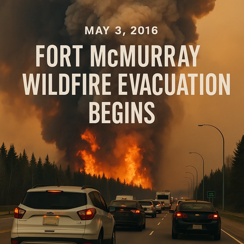 Fort McMurray wildfire evacuation begins