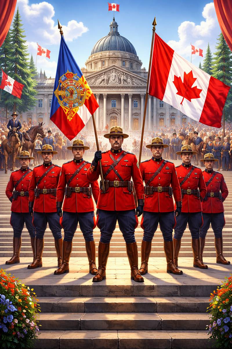 Royal Canadian Mounted Police officially formed