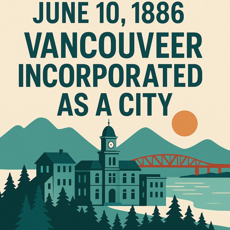 Vancouver incorporated as a city