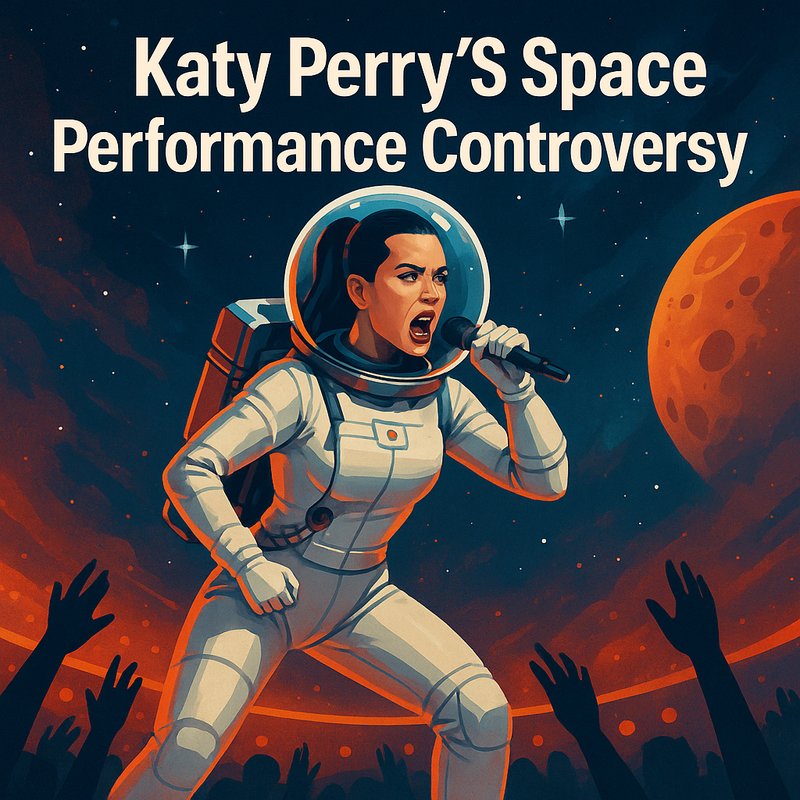 Katy Perry's Space Performance Controversy