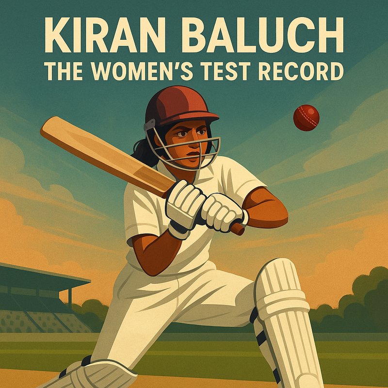 Kiran Baluch: The Women's Test Record