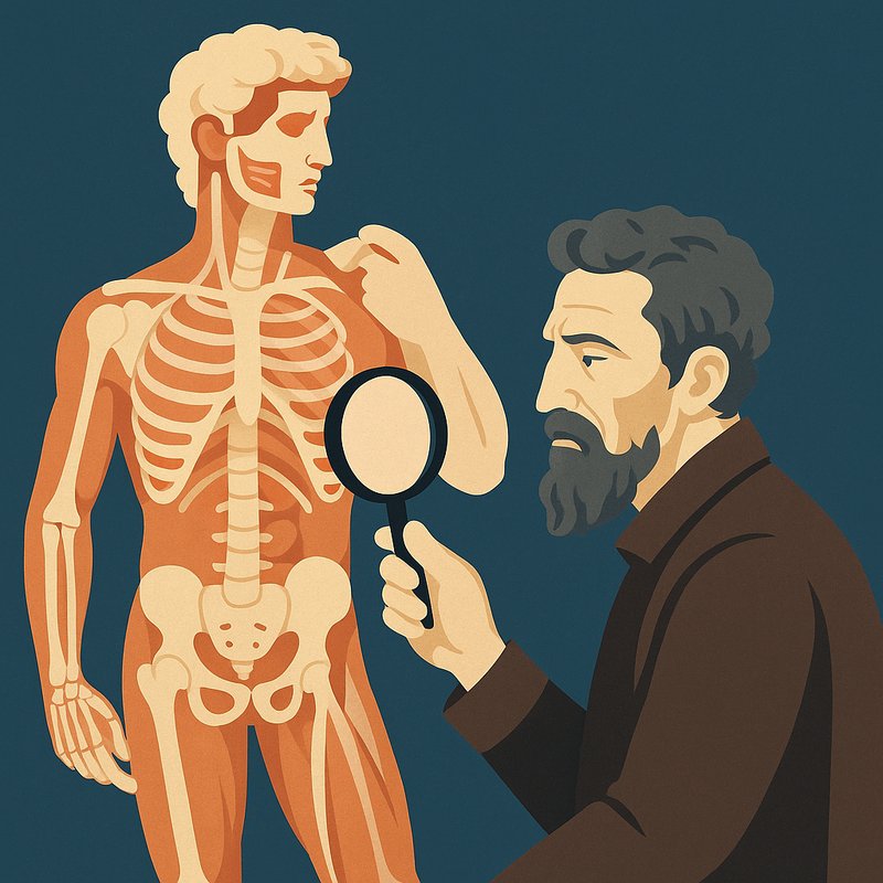 Michelangelo and the Hidden Anatomy