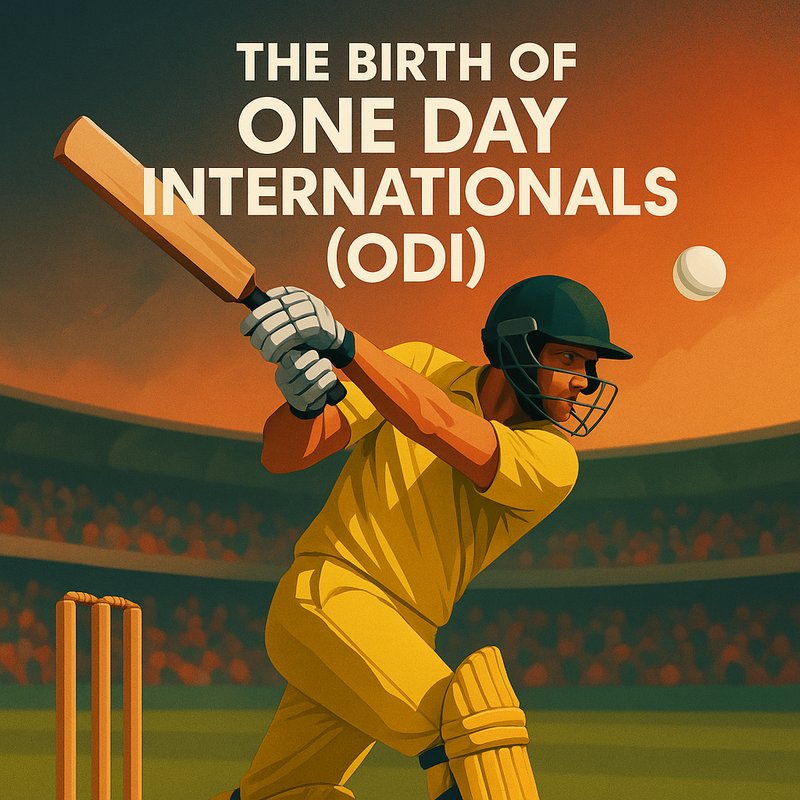 The Birth of One Day Internationals (ODI)