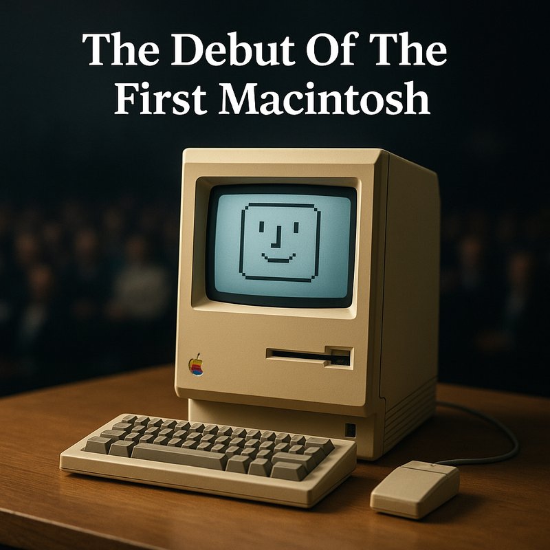 The Debut of the First Macintosh