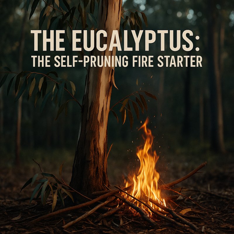 The Eucalyptus: The Self-Pruning Fire Starter