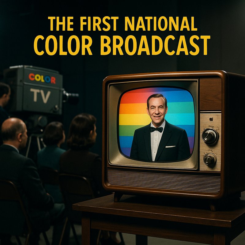 The First National Color Broadcast