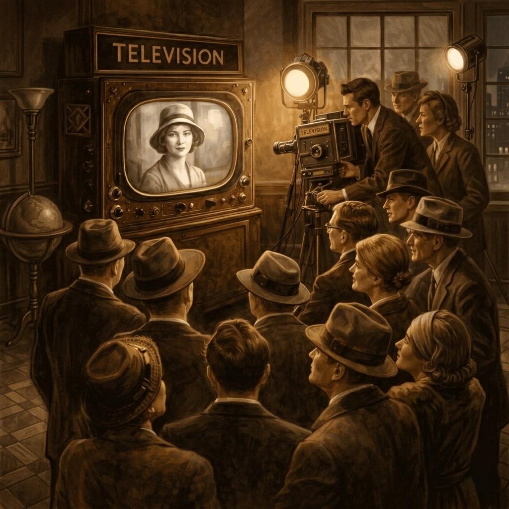 The First Public Demonstration of Television
