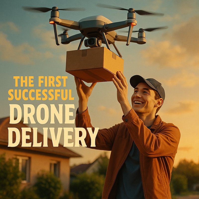 The First Successful Drone Delivery