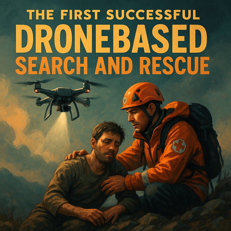 The First Successful Drone-based Search and Rescue