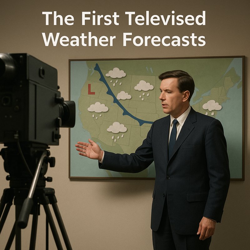 The First Televised Weather Forecasts