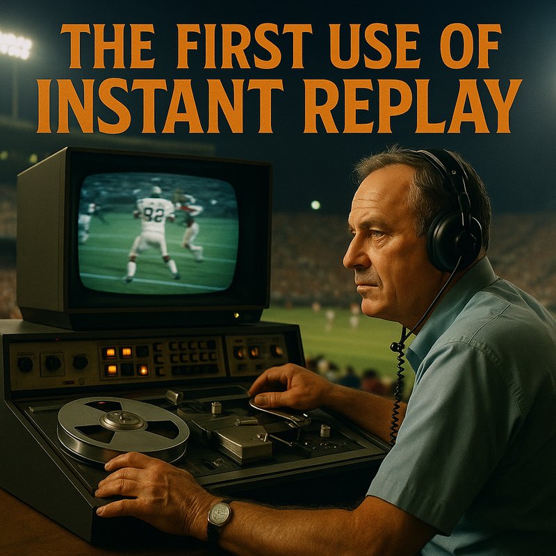 The First Use of Instant Replay