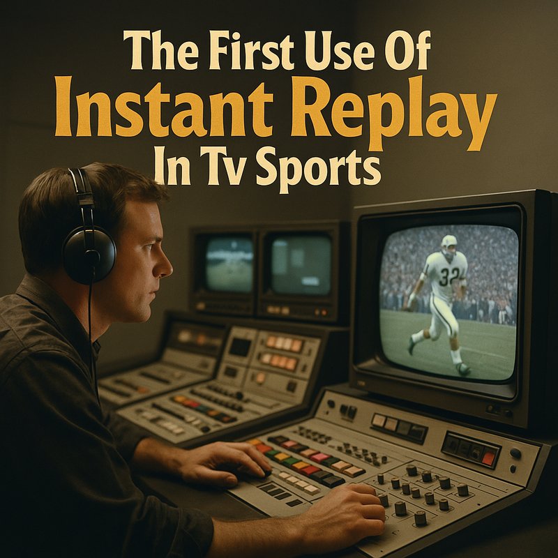 The First Use of Instant Replay in TV Sports