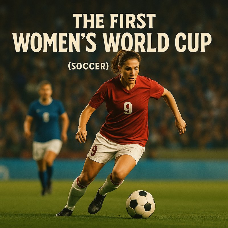 The First Women's World Cup (Soccer)