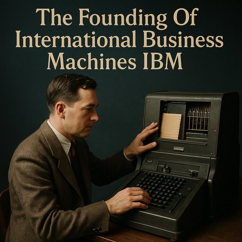 The Founding of International Business Machines (IBM)