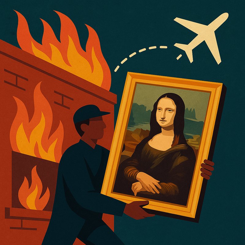 The Great 'Mona Lisa' Evacuation