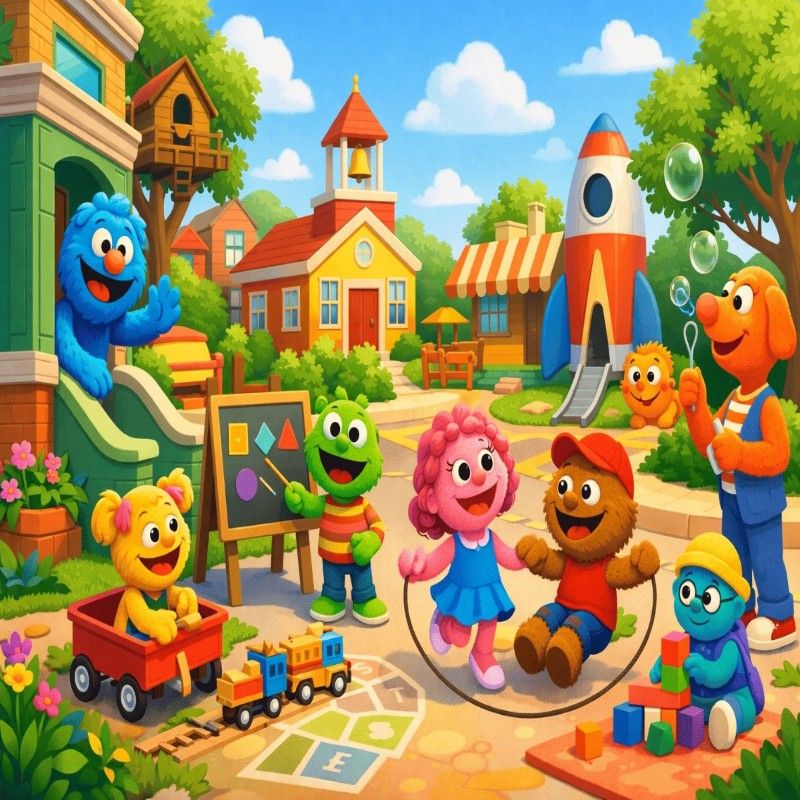 The Integration of Sesame Street