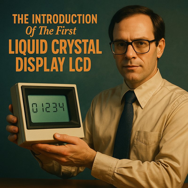 The Introduction of the First Liquid Crystal Display (LCD)