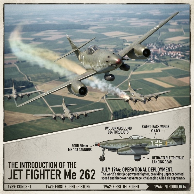 The Introduction of the Jet Fighter: Me 262