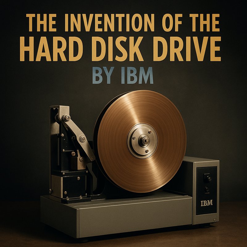 The Invention of the Hard Disk Drive by IBM