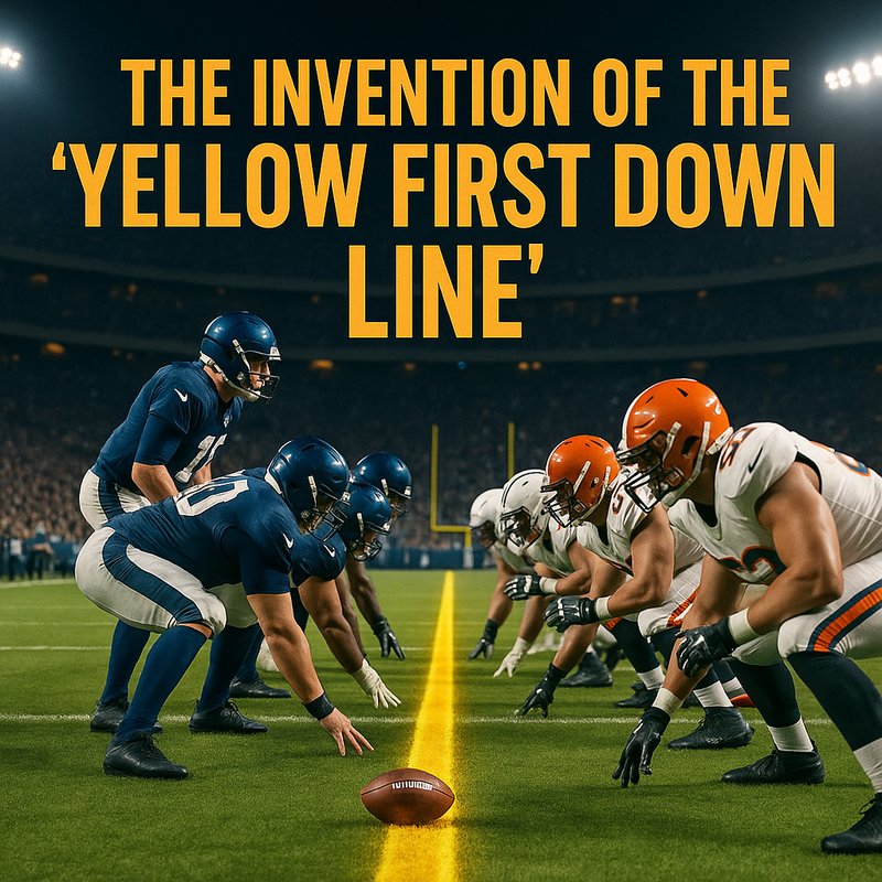 The Invention of the 'Yellow First Down Line'