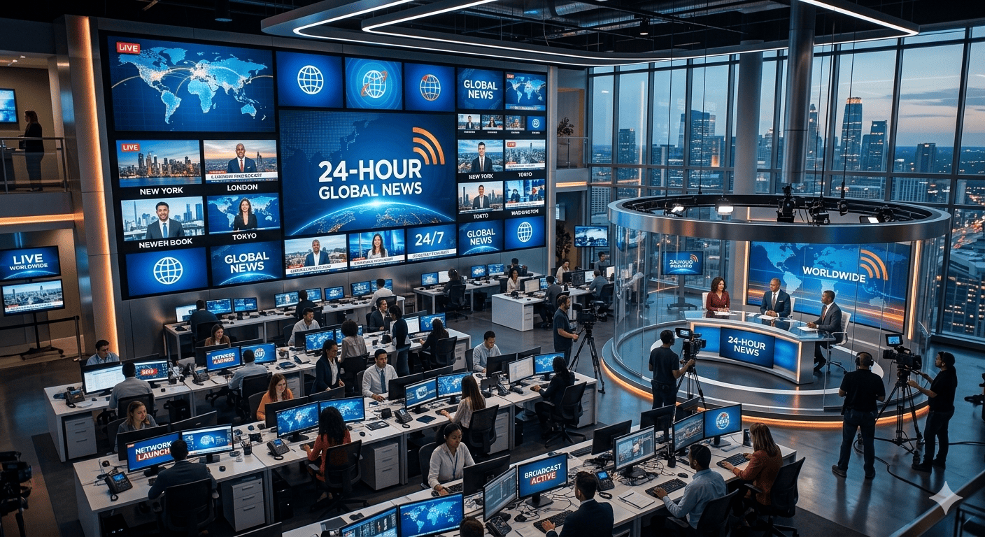 The Launch of CNN: 24-Hour News