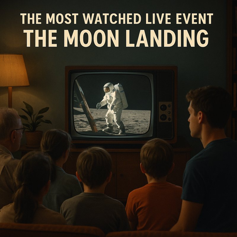 The Most-Watched Live Event: The Moon Landing