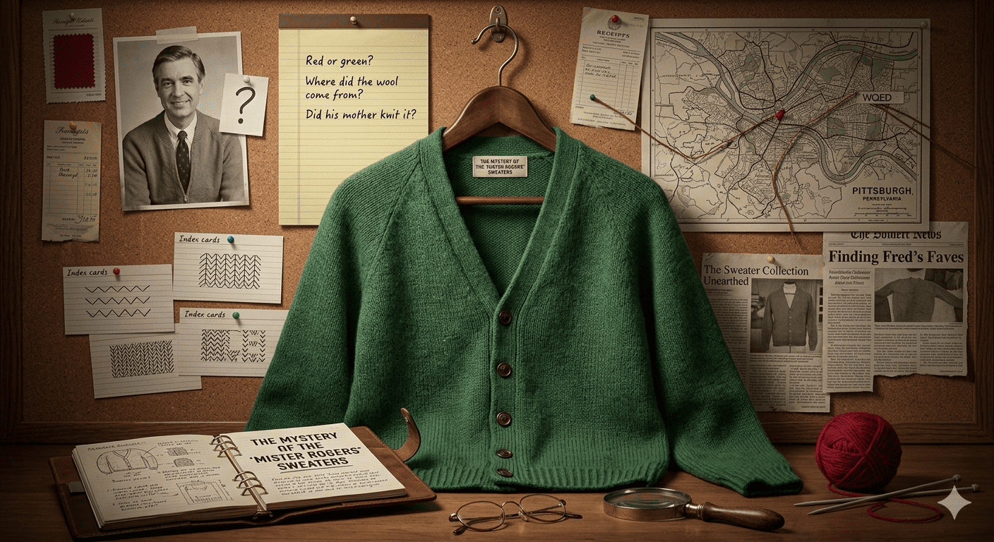 The Mystery of the 'Mister Rogers' Sweaters