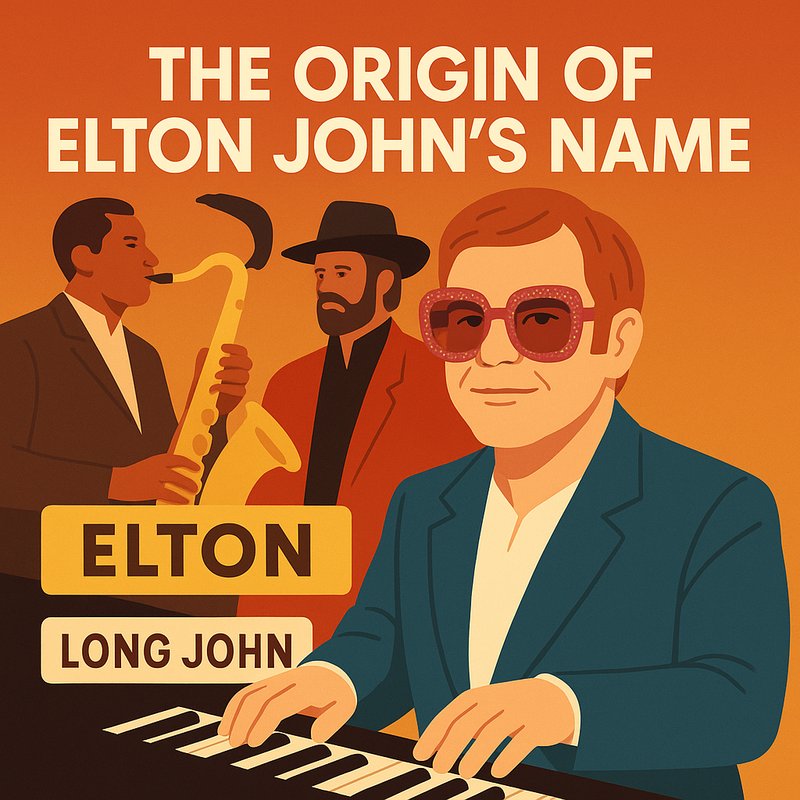The Origin of Elton John’s Name